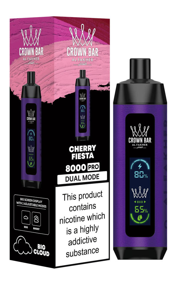 Al Fakher Crown Bar Crystal 9000 Disposable Vape