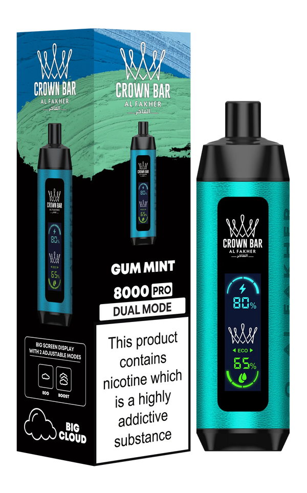 Al Fakher Crown Bar Crystal 9000 Disposable Vape