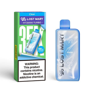 Clear Lost Mary MT35000 Turbo Vape