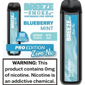Breeze Pro Zero Nicotine 2000 Puffs