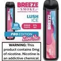 Breeze Pro Zero Nicotine 2000 Puffs